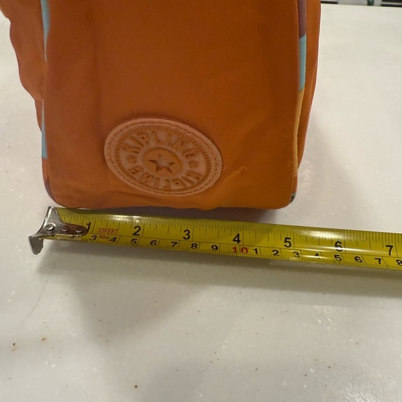 Kipling Nylon Hobo Women’s Orange Shoulder Bag With Monkey Adjustable Strap - Picture 13 of 16